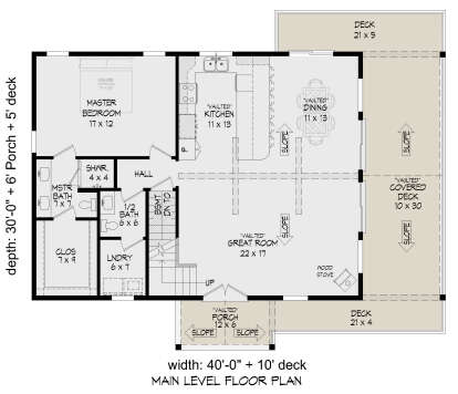 Main Floor  for House Plan #940-00846