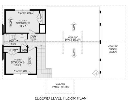 Second Floor for House Plan #940-00846