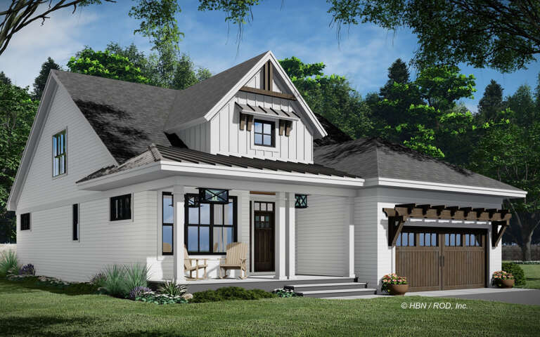 Craftsman Plan: 2,553 Square Feet, 4-5 Bedrooms, 3 Bathrooms - 098-00401