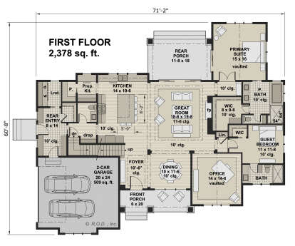 Main Floor for House Plan #098-00407