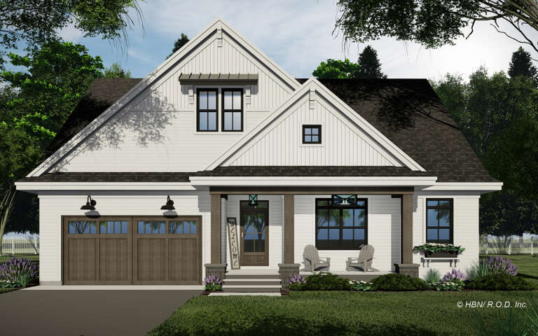 Modern Farmhouse Plan: 2,170 Square Feet, 3 Bedrooms, 2.5 Bathrooms ...