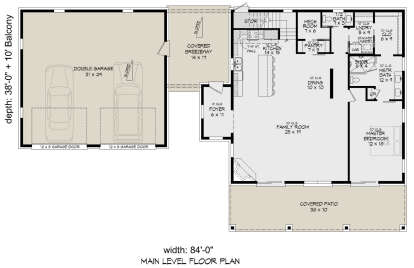 Main Floor  for House Plan #940-00857