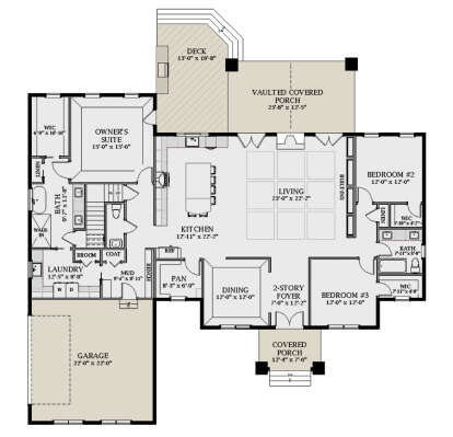 Main Floor  for House Plan #6849-00150