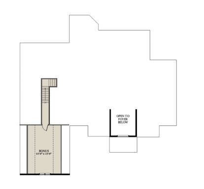 Bonus Room for House Plan #6849-00150