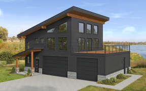 Modern Plan: 1,669 Square Feet, 2 Bedrooms, 2.5 Bathrooms - 940-00860