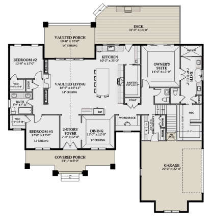Main Floor  for House Plan #6849-00151
