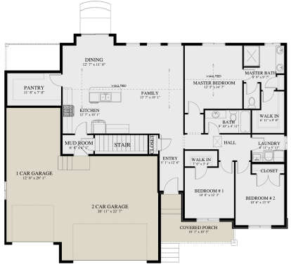Main Floor  for House Plan #2802-00239