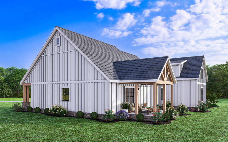 Modern Farmhouse Plan: 1,937 Square Feet, 3-4 Bedrooms, 2 Bathrooms ...