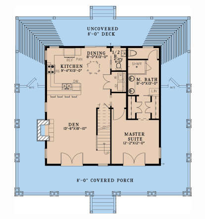 Main Floor for House Plan #8318-00357