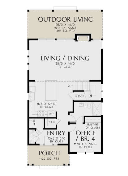Main Floor  for House Plan #2559-00993
