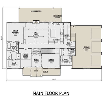 Main Floor  for House Plan #1958-00016