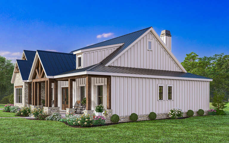 Modern Farmhouse Plan: 2,479 Square Feet, 3-4 Bedrooms, 2.5 Bathrooms ...