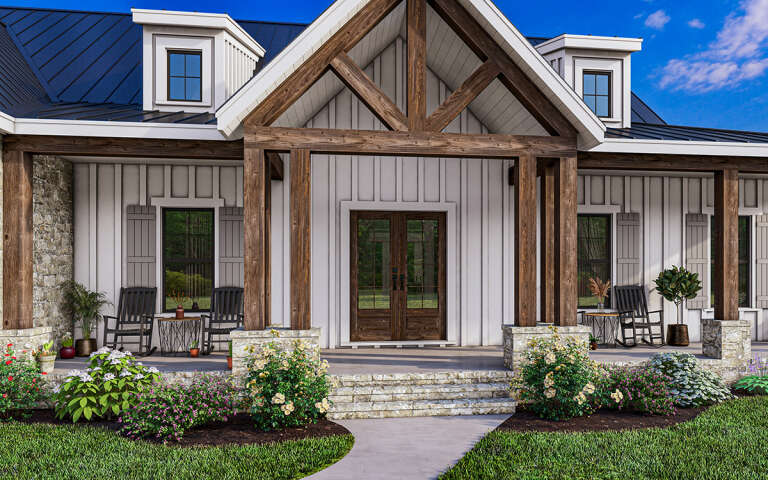 Modern Farmhouse Plan: 2,479 Square Feet, 3-4 Bedrooms, 2.5 Bathrooms ...