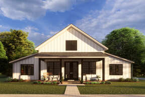 Barn Plan: 1,656 Square Feet, 3 Bedrooms, 2 Bathrooms - 4848-00392