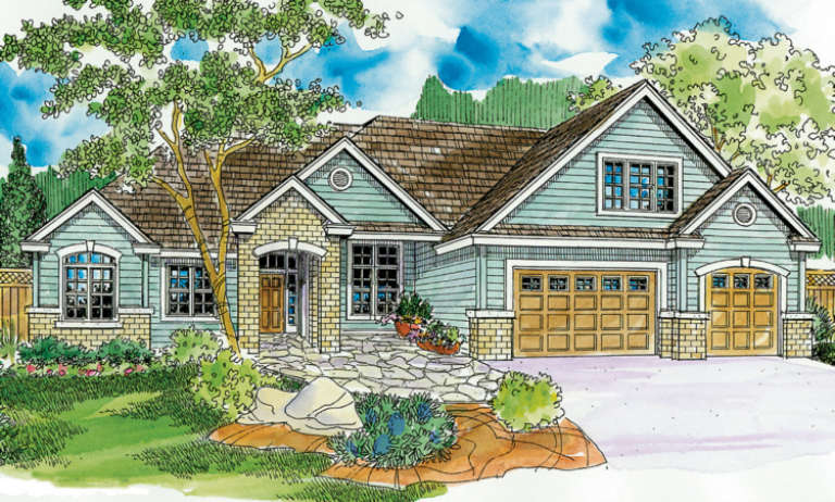 House Plan House Plan #2971 Front Elevation