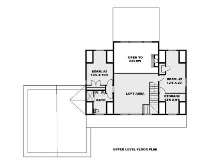 Second Floor for House Plan #039-00749