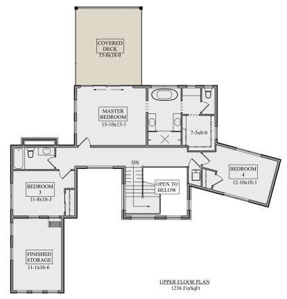 Second Floor for House Plan #5631-00224