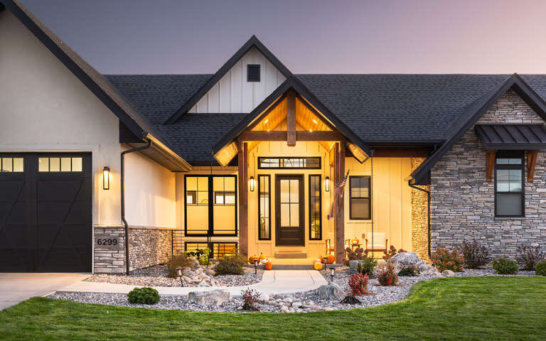 Craftsman Plan: 4,848 Square Feet, 4 Bedrooms, 4 Bathrooms - 5631-00228