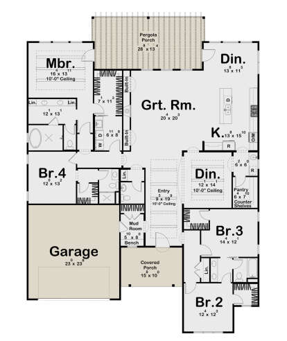Main Floor  for House Plan #963-00827