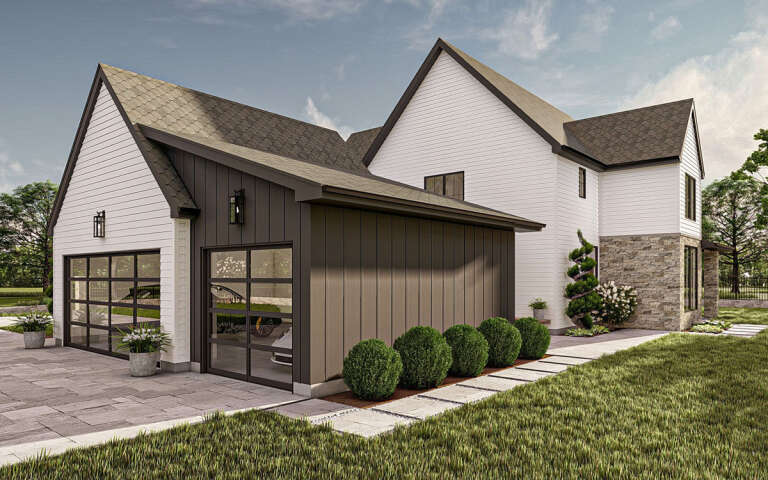 Modern Transitional Plan: 2,790 Square Feet, 4 Bedrooms, 3.5 Bathrooms ...