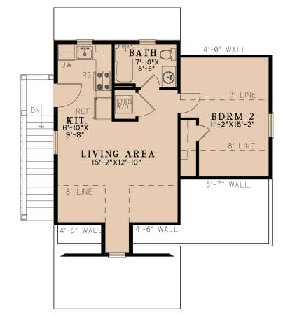 Second Floor for House Plan #8318-00362