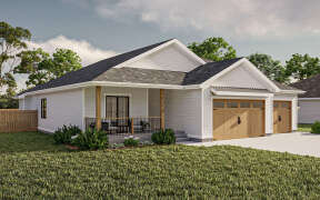 Country Plan: 1,723 Square Feet, 3-4 Bedrooms, 2 Bathrooms - 963-00832