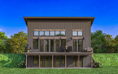 Modern Farmhouse House Plan #1462-00070 Elevation Photo