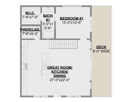 Main Floor  for House Plan #1462-00070