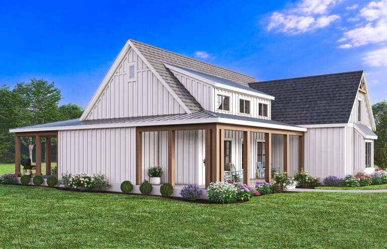 Modern Farmhouse Plan: 2,095 Square Feet, 3-4 Bedrooms, 2 Bathrooms ...