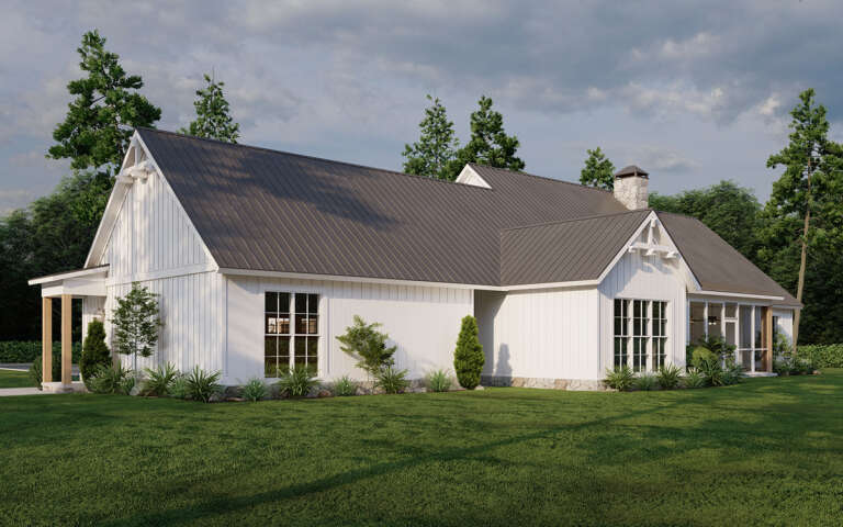 Modern Farmhouse Plan: 2,541 Square Feet, 5 Bedrooms, 3 Bathrooms ...