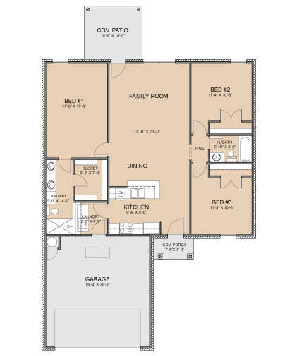 Main Floor for House Plan #677-00021