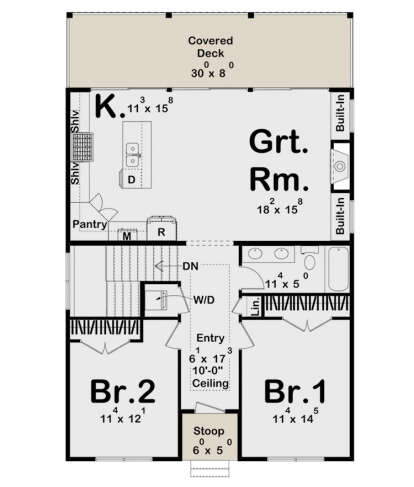 Main Floor  for House Plan #963-00836