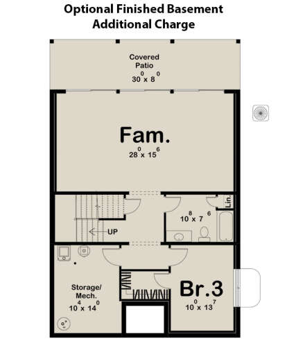 Basement for House Plan #963-00836