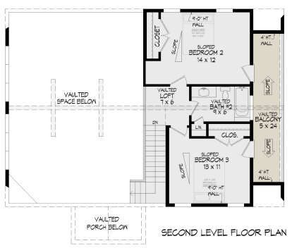 Second Floor for House Plan #940-00898