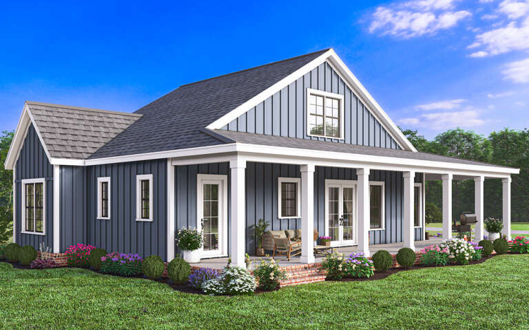 Modern Farmhouse Plan: 1,669 Square Feet, 2-3 Bedrooms, 2 Bathrooms ...