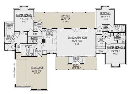Main Floor  for House Plan #9300-00005