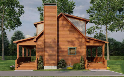 Cabin House Plan #8318-00366 Elevation Photo