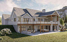 Lake Front Plan: 2,338 Square Feet, 2-4 Bedrooms, 2 Bathrooms - 963-00850