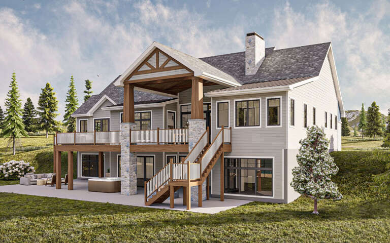 Lake Front Plan: 2,338 Square Feet, 2-4 Bedrooms, 2 Bathrooms - 963-00850