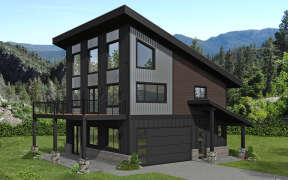 Contemporary Plan: 1,805 Square Feet, 3 Bedrooms, 2 Bathrooms - 940-00905