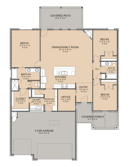 Main Floor  for House Plan #677-00023