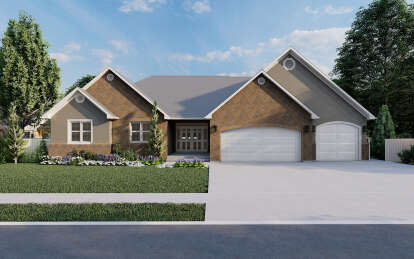 Craftsman House Plan #2802-00253 Elevation Photo