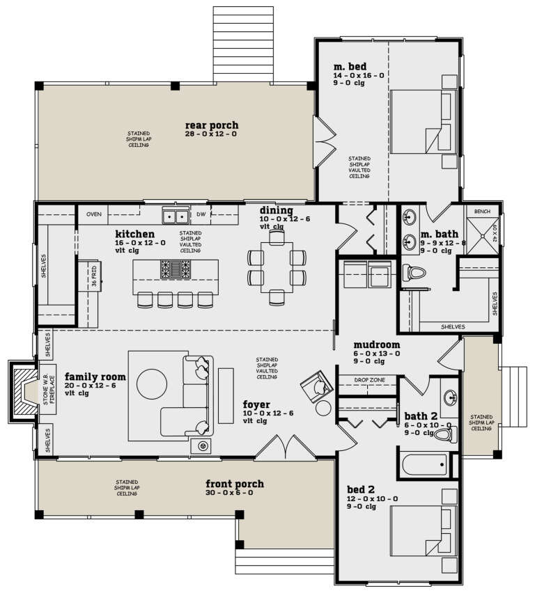 House Plan House Plan #29966 Drawing 1