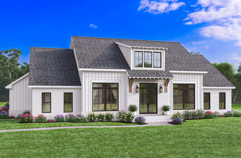 Modern Transitional Plan: 2,780 Square Feet, 4 Bedrooms, 3.5 Bathrooms ...