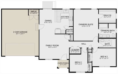 Main Floor for House Plan #2802-00258