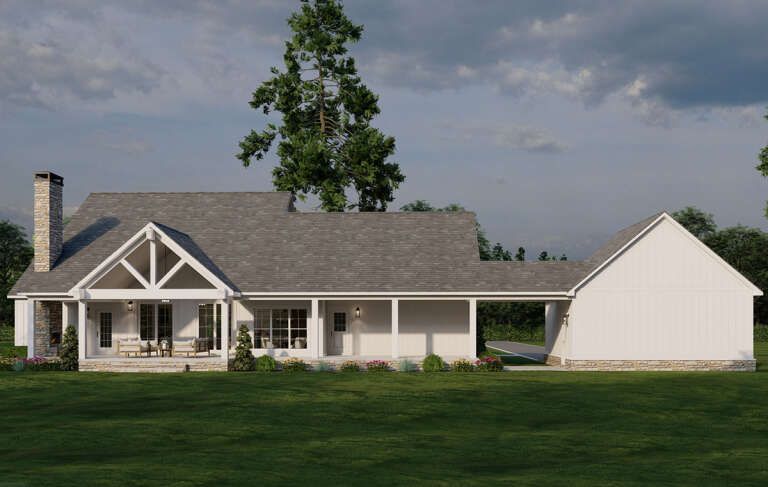 Modern Farmhouse Plan: 2,200 Square Feet, 3 Bedrooms, 2.5 Bathrooms ...