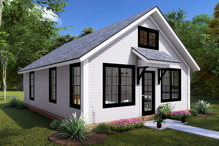 House Plan House Plan #30027 Angled Front Elevation