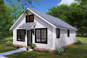 Cottage Plan: 627 Square Feet, 2 Bedrooms, 1 Bathroom - 4848-00401