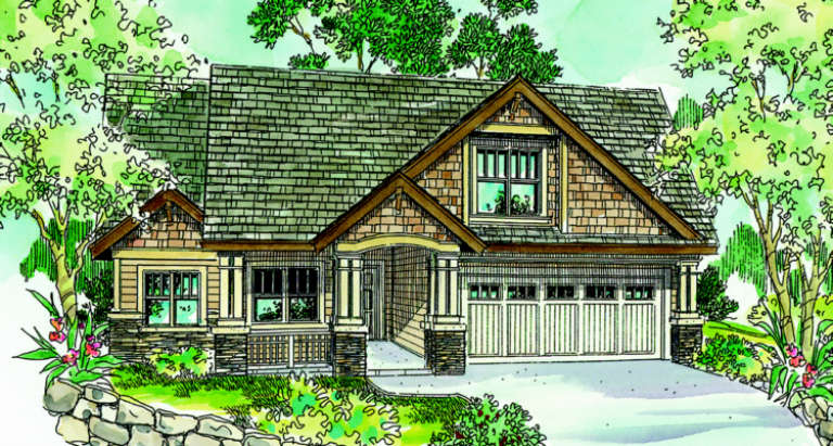 House Plan House Plan #3004 Front Elevation