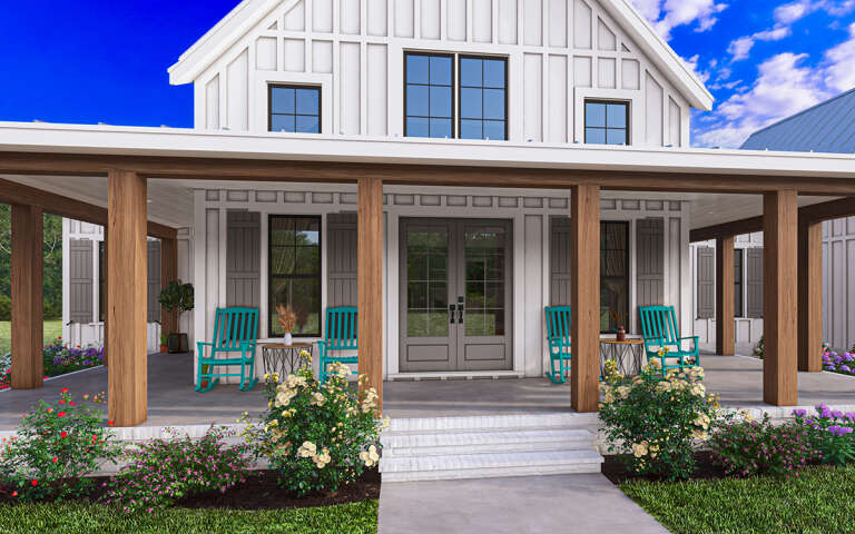 Modern Farmhouse Plan: 2,336 Square Feet, 3-4 Bedrooms, 2.5 Bathrooms ...